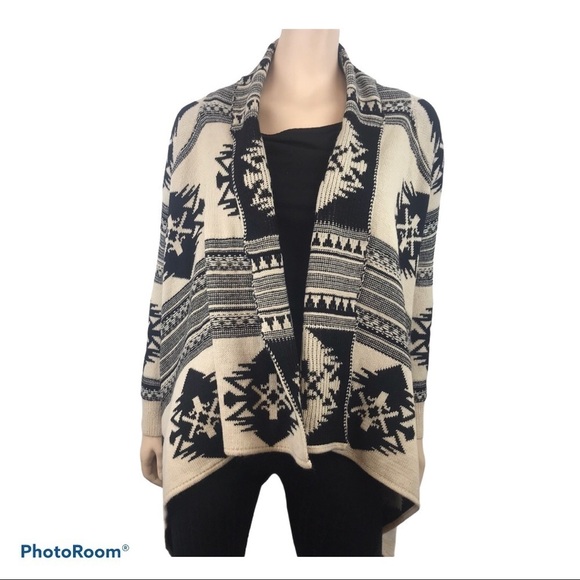 Debut Boho Cardigan Women Open Drape Festival Casualcore Soft Cozycore - Picture 1 of 10